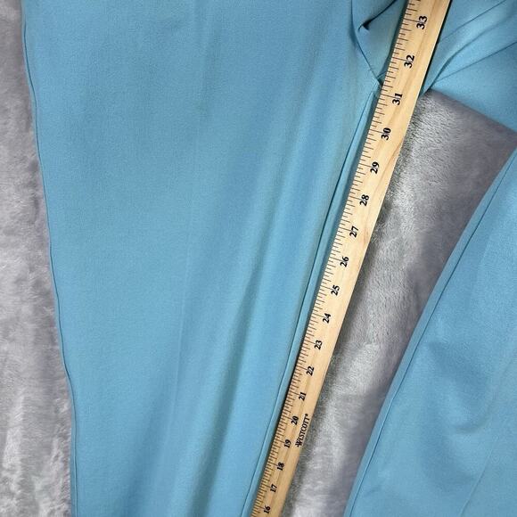 St John Sport Jeans Bright Blue Women's 4 Straight Leg Pants FLAWS* Cotton Blend - Picture 9 of 16